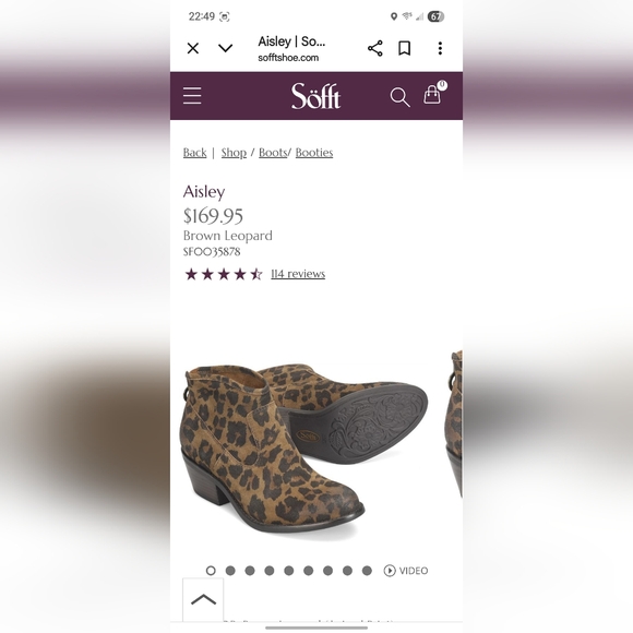 Sofft sacora booties size 7.5 - Picture 10 of 13